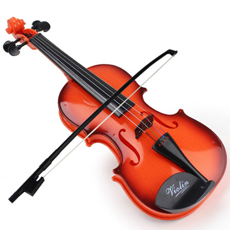 Realistic Toy Fiddle for Kids Mechanical Musical Violin