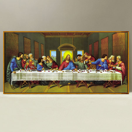 Reproducciones de arte de la última cena sobre lienzo Pintura al óleo a la venta