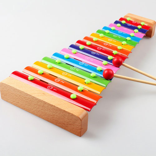 Holz Kinderspielzeug Xylophon Glockenspiel Musical für Baby